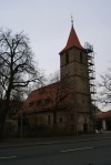 Kirche in der Ortsmitte von Eibach